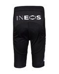 BONAVELO Kolesarske kratke hlače brez naramnic - INEOS 2020 KIDS - črna