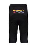 BONAVELO Kolesarske kratke hlače brez naramnic - JUMBO-VISMA '20 KIDS - črna