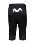 BONAVELO Kolesarske kratke hlače brez naramnic - MOVISTAR 2020 KIDS - črna
