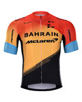 BONAVELO Kolesarski dres s kratkimi rokavi - BAHRAIN MCLAREN 2020 - rdeča/rumena/črna