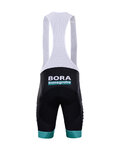 BONAVELO Kolesarske kratke hlače z naramnicami - BORA 2020 - črna/zelena