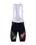 BONAVELO Kolesarske kratke hlače z naramnicami - ISRAEL 2020 - črna