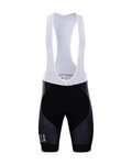 BONAVELO Kolesarske kratke hlače z naramnicami - SLOVAKIA - črna
