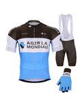 BONAVELO Kolesarski mega set - AG2R 2020 - bela/modra/rjava
