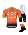 BONAVELO Kolesarski mega set - CCC 2020 - črna/oranžna