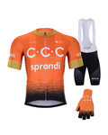 BONAVELO Kolesarski mega set - CCC 2020 - črna/oranžna