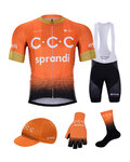 BONAVELO Kolesarski mega set - CCC 2020 - oranžna/črna