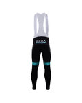 BONAVELO Kolesarske dolge hlače z naramnicami - BORA 2021 WINTER - črna