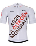 BONAVELO Kolesarski dres s kratkimi rokavi - AG2R CITROËN 2022  - bela
