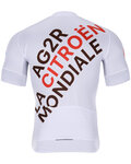 BONAVELO Kolesarski dres s kratkimi rokavi - AG2R CITROËN 2022  - bela