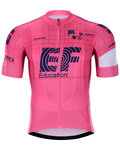 BONAVELO Kolesarski dres s kratkimi rokavi - EDUCATION-NIPPO 2021 - rožnata/modra
