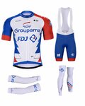 BONAVELO Kolesarski mega set - GROUPAMA FDJ 2021 - bela/modra/rdeča
