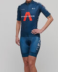 BONAVELO Kolesarski dres kratek rokav in kratke hlače - INEOS GRENADIERS '21 - rdeča/modra