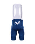 BONAVELO Kolesarski dres kratek rokav in kratke hlače - MOVISTAR 2021 - bela/modra
