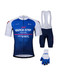 BONAVELO Kolesarski mega set - QUICKSTEP 2022 - bela/modra