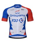 BONAVELO Kolesarski dres s kratkimi rokavi - GROUPAMA FDJ 2022 - rdeča/bela/modra