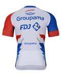 BONAVELO Kolesarski dres s kratkimi rokavi - GROUPAMA FDJ 2022 - rdeča/bela/modra
