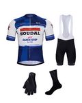 BONAVELO Kolesarski mega set - SOUDAL QUICK-STEP 24 - modra/črna/bela