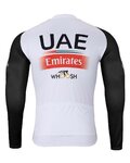 BONAVELO Kolesarski zimski set - UAE 2024 WINTER - črna/bela/rdeča