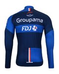 BONAVELO Kolesarski zimski set - FDJ 2024 WINTER - modra/črna