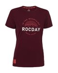 ROCDAY Kolesarski dres s kratkimi rokavi - MONTY LADY - bordo