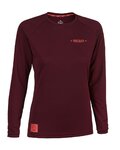 ROCDAY Kolesarski dres z dolgimi rokavi poletni - PATROL LADY - bordo