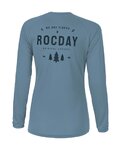 ROCDAY Kolesarski dres z dolgimi rokavi poletni - PATROL LADY - modra