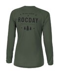 ROCDAY Kolesarski dres z dolgimi rokavi poletni - PATROL LADY - zelena