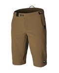 ROCDAY Kolesarske kratke hlače brez naramnic - ROC LITE - rjava