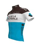 ROSTI Kolesarski dres s kratkimi rokavi - AG2R 2020 - modra/rjava/bela