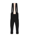 SANTINI Kolesarske 3/4 hlače z naramnicami - ADAPT 3/4 WINTER - črna