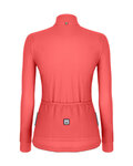 SANTINI Kolesarski dres z dolgimi rokavi zimski - COLORE LADY WINTER - rožnata