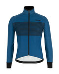 SANTINI Kolesarska  podaljšana jakna - COLORE - modra