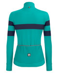 SANTINI Kolesarski zimski set - CORAL B. LADY WINTER - modra/svetlo modra