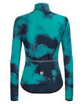 SANTINI Kolesarska  vetru odporna jakna - NEBULA STORM LADY - svetlo modra