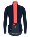 SANTINI Kolesarska  podaljšana jakna - VEGA MULTI WINTER - modra