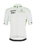 SANTINI Kolesarski dres s kratkimi rokavi - LA VUELTA 2019 - bela