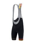 SANTINI Kolesarske kratke hlače z naramnicami - LA VUELTA 2020 - črna