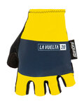 SANTINI Kolesarske rokavice s kratkimi prsti - LA VUELTA 2020 - rumena/črna