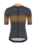 SANTINI Kolesarski dres s kratkimi rokavi - LA VUELTA 2020 - črna