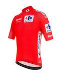 SANTINI Kolesarski dres s kratkimi rokavi - LA VUELTA 2020 - rdeča