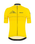 SANTINI Kolesarski dres s kratkimi rokavi - LA VUELTA 2020 - rumena