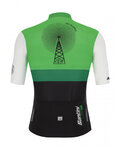 SANTINI Kolesarski dres s kratkimi rokavi - LA VUELTA 2021 - zelena