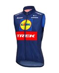 SANTINI Kolesarski brezrokavnik - LIDL TREK 2024 - rdeča/modra/rumena