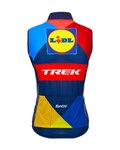 SANTINI Kolesarski brezrokavnik - LIDL TREK 2024 - rdeča/modra/rumena