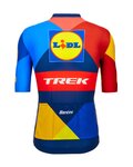 SANTINI Kolesarski dres s kratkimi rokavi - LIDL TREK 2024 - modra