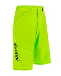 SANTINI Kolesarske kratke hlače brez naramnic - SELVA MTB - zelena