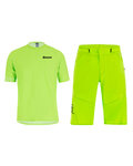 SANTINI Kolesarski MTB set - SASSO MTB - zelena