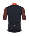 SANTINI Kolesarski dres s kratkimi rokavi - ORIGINE  - oranžna/črna