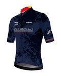 SANTINI Kolesarski dres s kratkimi rokavi - NIBALI - modra